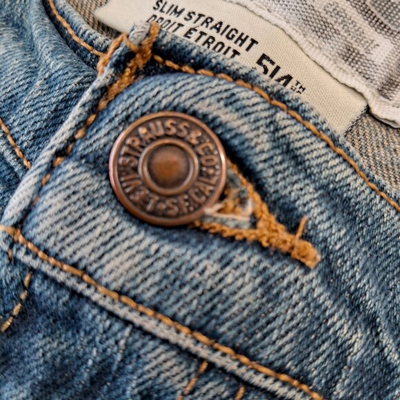 Jeans Levi's 514 Slim Straight 36X30 - Picture 6 of 9